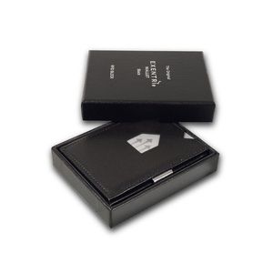 NIB Black EXENTRI trifold wallet